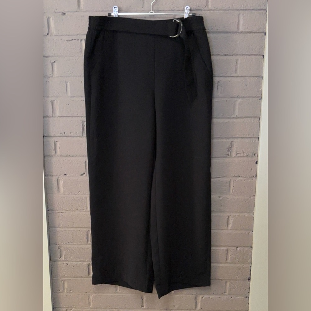 Ann Taylor NWT black cropped dress pants 10